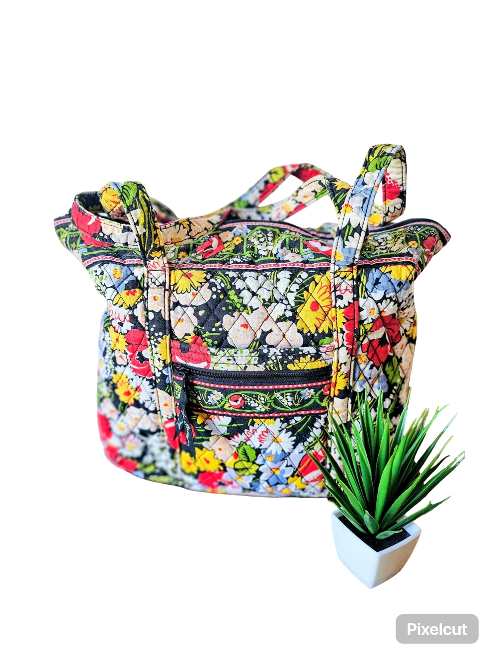 Vera Bradley "Poppy Fields" Tote Bag, Shoulder Bag